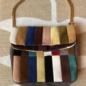 Authentic Celine’ suede bag